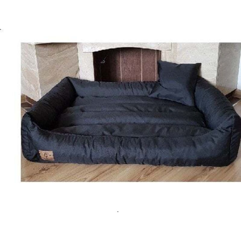foto del prodotto viking choice xxl cuccia per cani in similpelle nera cuscino per cani divano per cani cuccia per gatti cestino per cani impermeabile