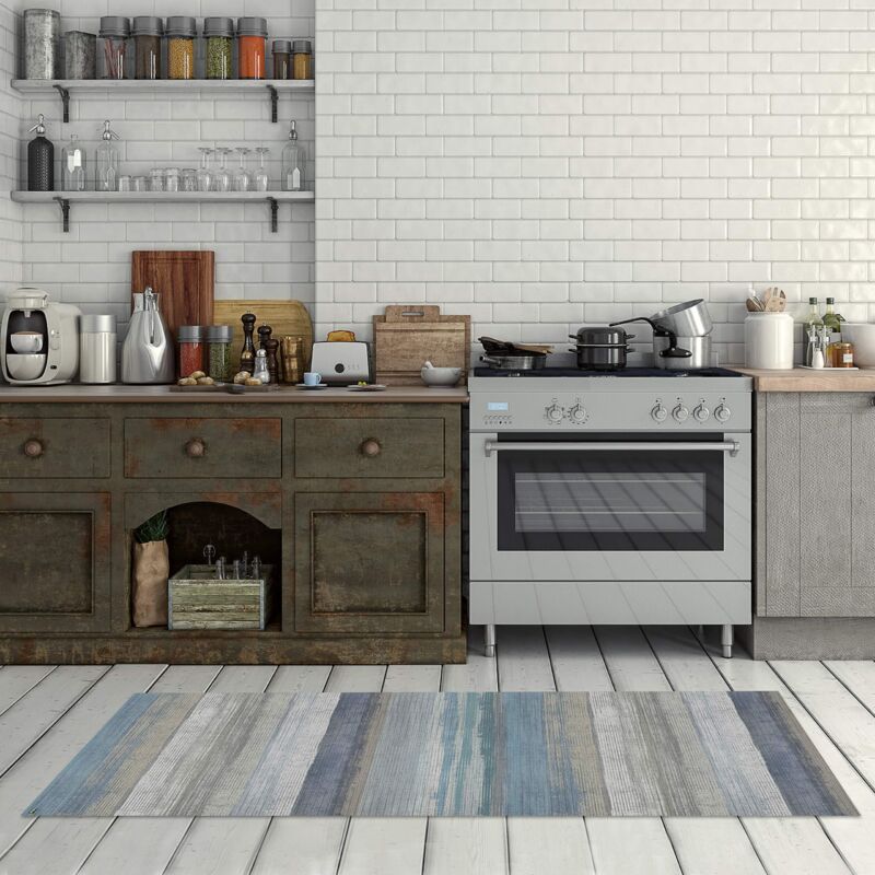foto del prodotto vilber tappeto, pvc, blu 30, 78 x 225 x 0.22 cm