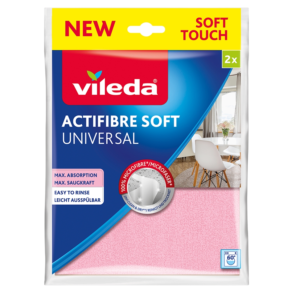 foto del prodotto vileda acifibre soft universal - panno 2 pz