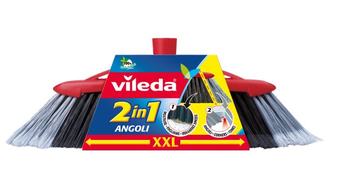 foto del prodotto vileda - angoli 2 in 1 - ricambio per scopa