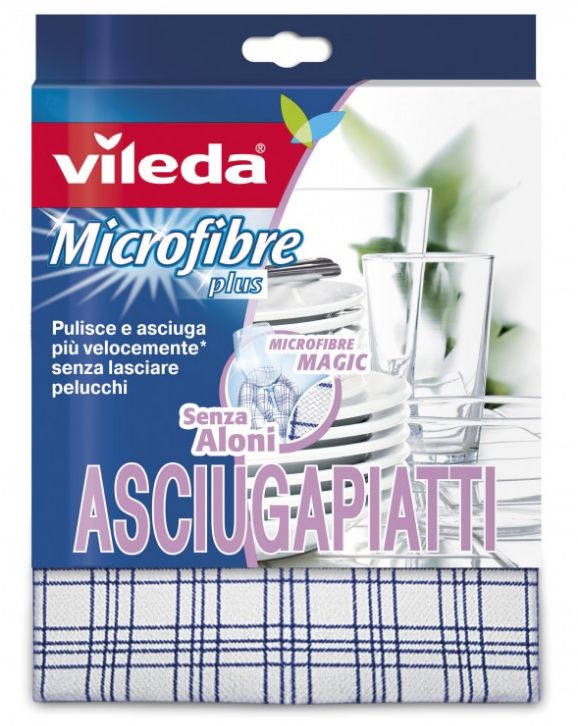 foto del prodotto vileda - asciugapiatti - panno per stoviglie
