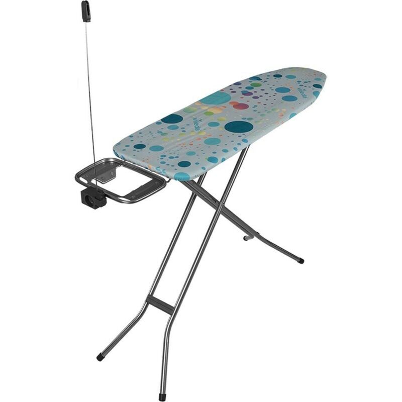 foto del prodotto vileda asse da stiro star plus nero stampa schiuma cotone acciaio inossidabile 120 x 38 cm