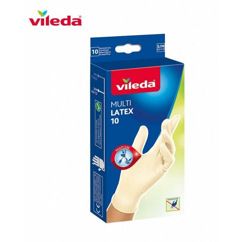 foto del prodotto vileda guanto multi lattice 10 unit . taglia s m 145941