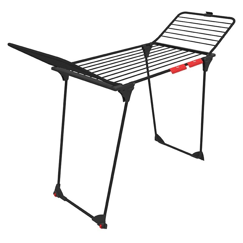 foto del prodotto vileda king ultimate stendibiancheria de 20 m lunghezza de asciugare la biancheria, con ruote, colore nero