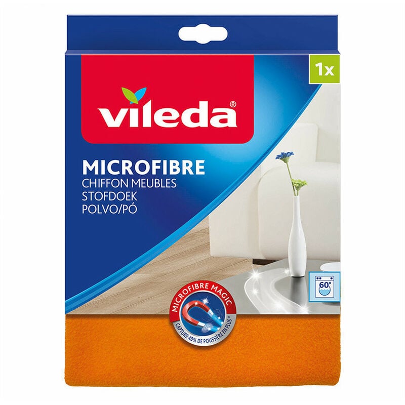 foto del prodotto vileda panno in microfibra 168863 arancio poliestere 1 unit 3 pezzi 