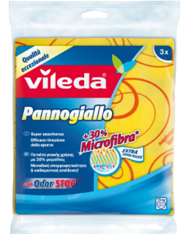 foto del prodotto vileda pannogiallo 3 panni multiuso