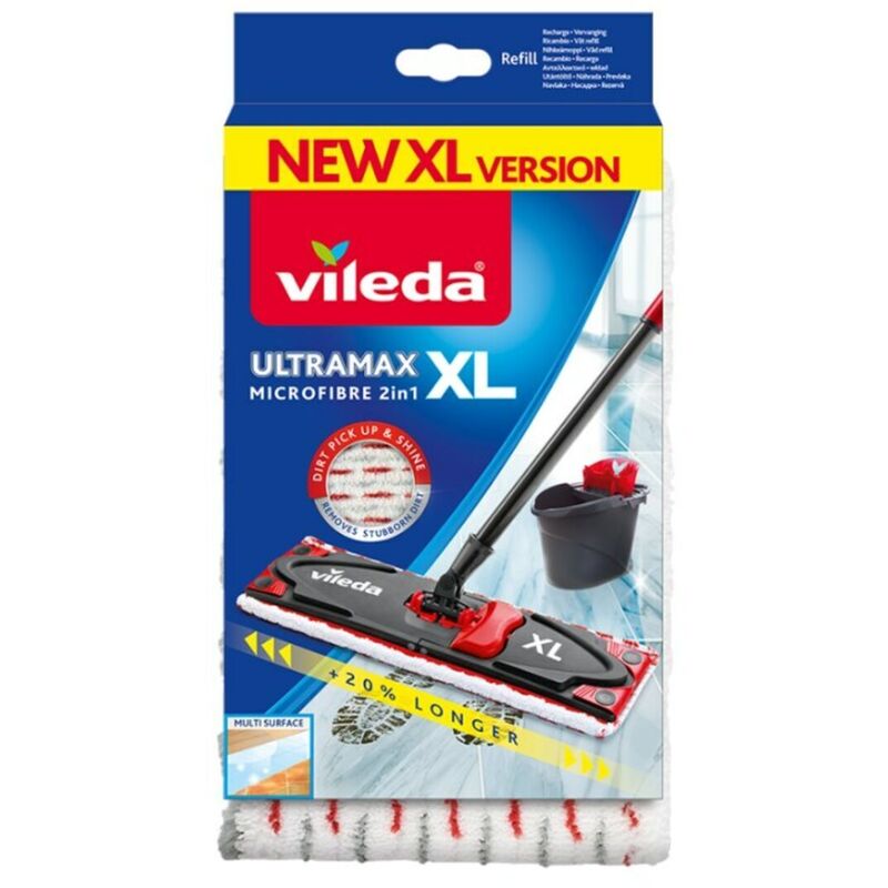 foto del prodotto vileda ricambio mocio per pavimenti ultramax xl microfibra 1 unit 