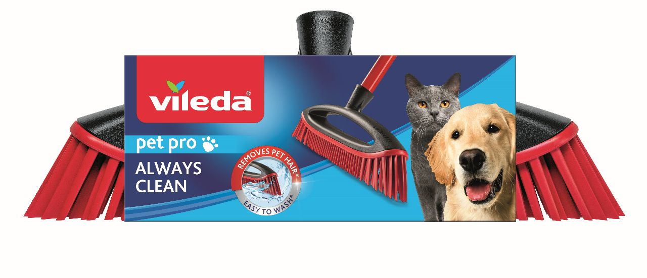 foto del prodotto vileda scopa domestica gomma pet pro 34cm