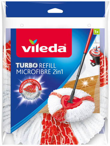 foto del prodotto vileda - turbo 2 in 1 - mocio di ricambio