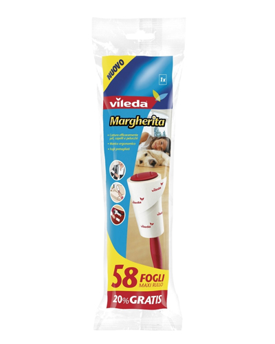 foto del prodotto vileda vet pro lint roller spazzola levapeli animali 58 fogli