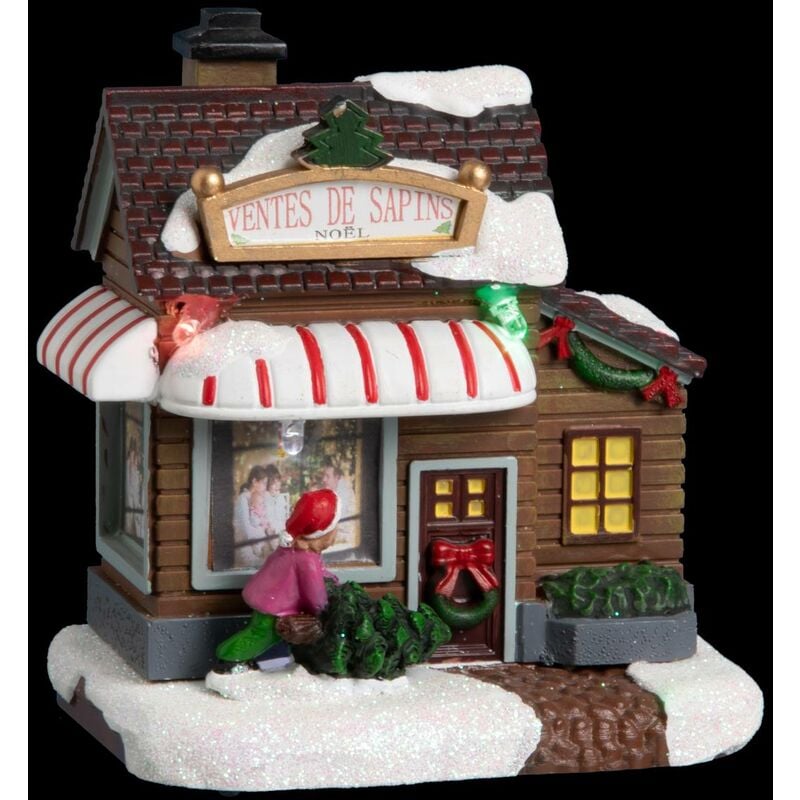 foto del prodotto villaggio di natale a 2 led a batteria modello c feeric lights christmas