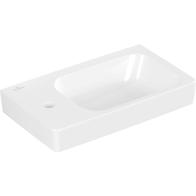 foto del prodotto villeroy boch architectura lavabo 48x28 cm, con troppopieno, foro per rubinetto a sinistra, bianco alpino 43854801