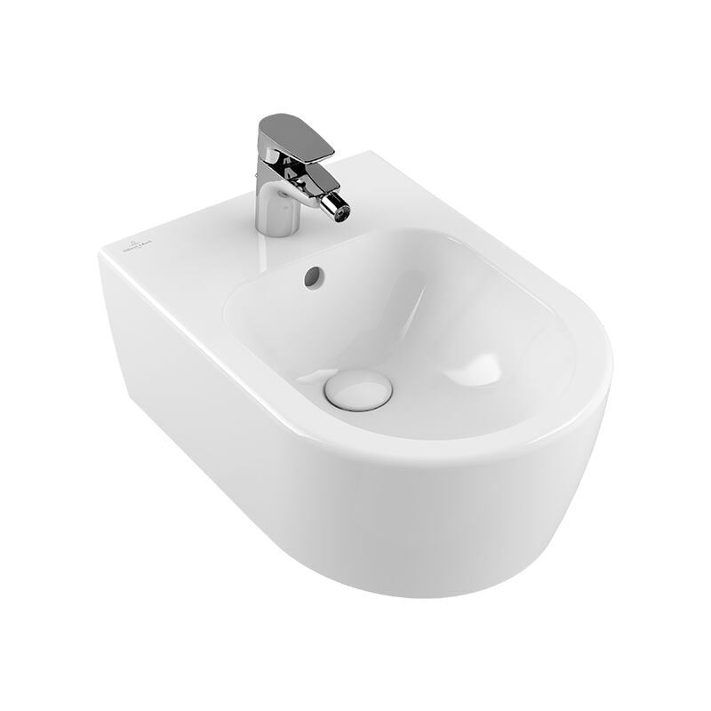 foto del prodotto villeroy boch avento bidet sospeso bianco alpin monoforo