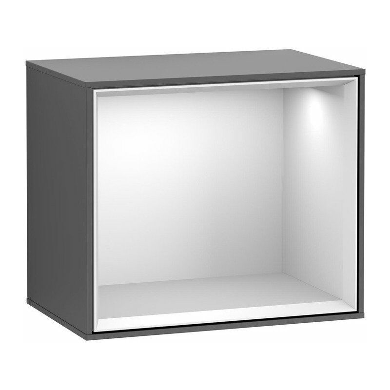 foto del prodotto villeroy boch finion, mensole, 418 x 356 x 270 mm, angolare, illuminazione interna, modello sospeso, in legno, illuminazione a led, 3x led 2.3w,