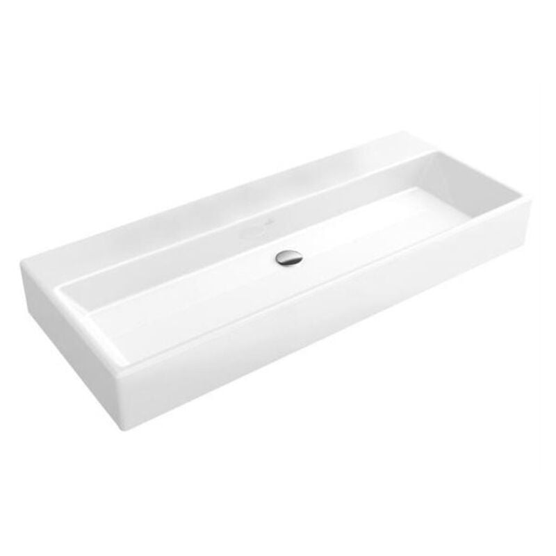 foto del prodotto villeroy boch memento lavabo double 1200x470mm, sans trop plein, sans trou pour robinetterie, blanc 5133cf01 
