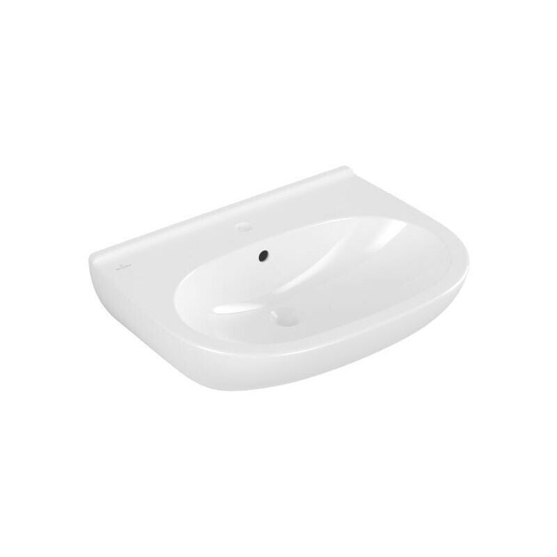foto del prodotto villeroy boch o.novo lavabo 65 cm. bianco alpin con troppopieno 51606501