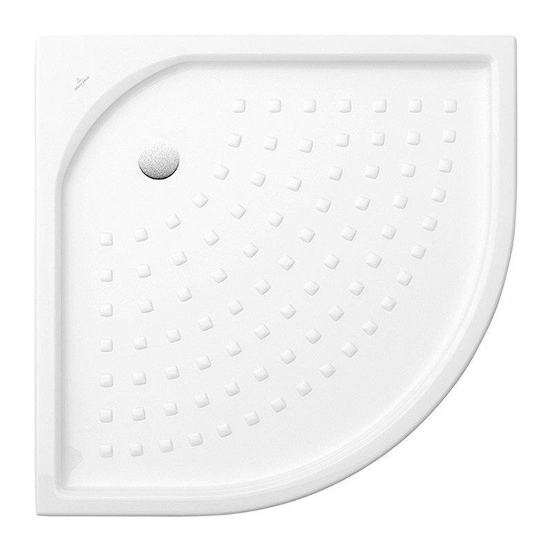foto del prodotto villeroy boch o.novo, piatti doccia, 900 x 900 x 55 mm, lunghezza laterale 900 mm, profondit 35 mm, quarto tondo, in ceramica, da parete o da