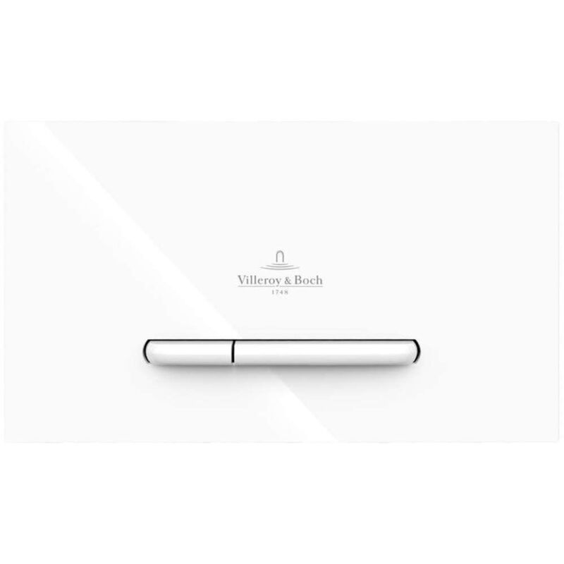 foto del prodotto villeroy boch piastra di sgancio viconnect two-touch, bianco lucido 92218068