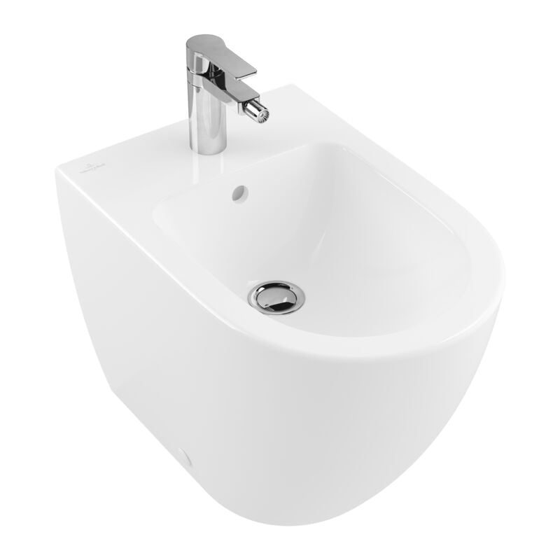 foto del prodotto villeroy boch subway 2.0 bidet filo parete bianco alpin ceramic plus monoforo