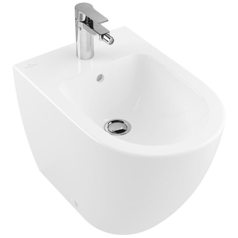 foto del prodotto villeroy boch subway 2.0 bidet filo parete bianco alpin monoforo