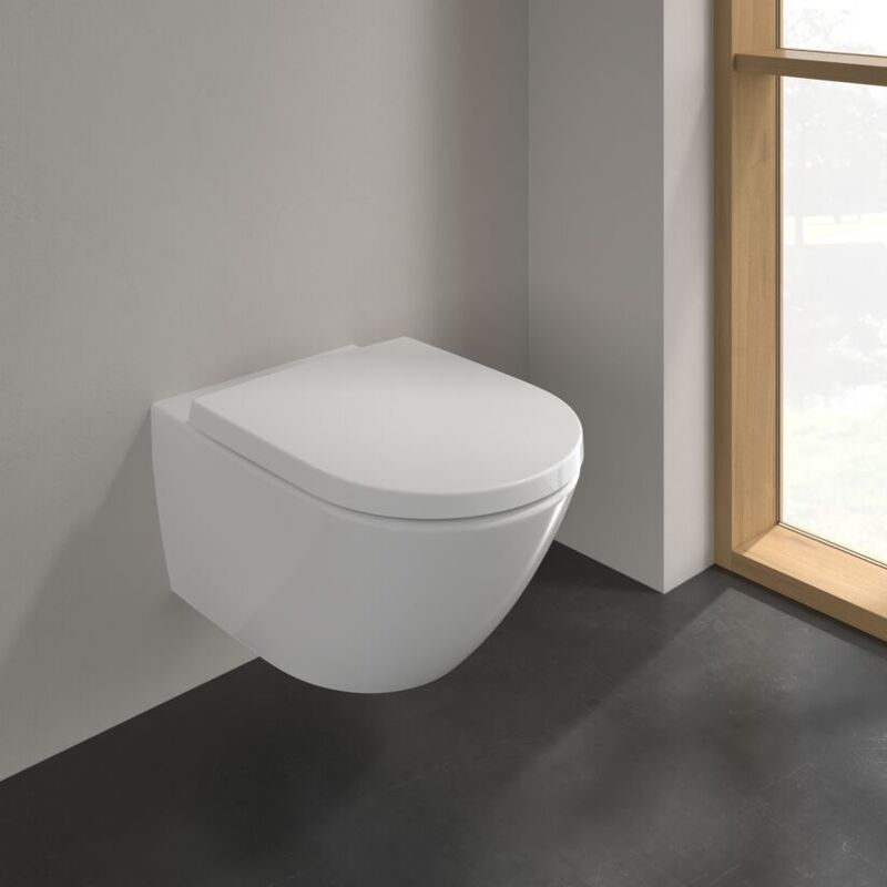 foto del prodotto villeroy boch subway 2.0 vaso sospeso bianco alpin ceramic plus sedile softclosing