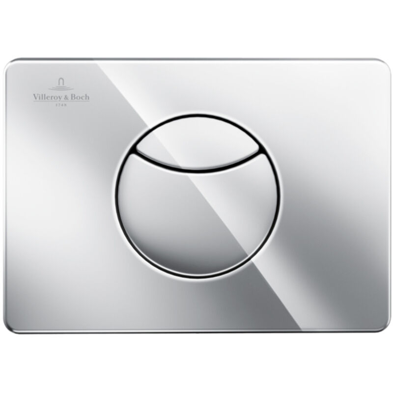 foto del prodotto villeroy boch viconnect, plaque dactionnement wc 100s, 2 flush,