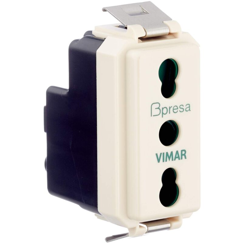 foto del prodotto vimar 0r08145 serie 8000 bpresa sicury 2p t 16 a 250 v standard italiano tipo p17 11