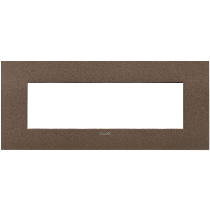 foto del prodotto vimar 19957.24 placca ark fit 7 moduli, metallo, bronzo matt