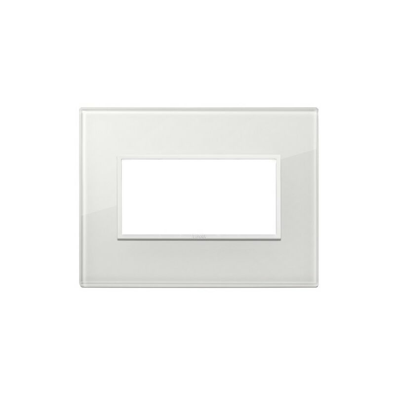 foto del prodotto vimar 21654.87 placca 4m bianco totale diamante eikon