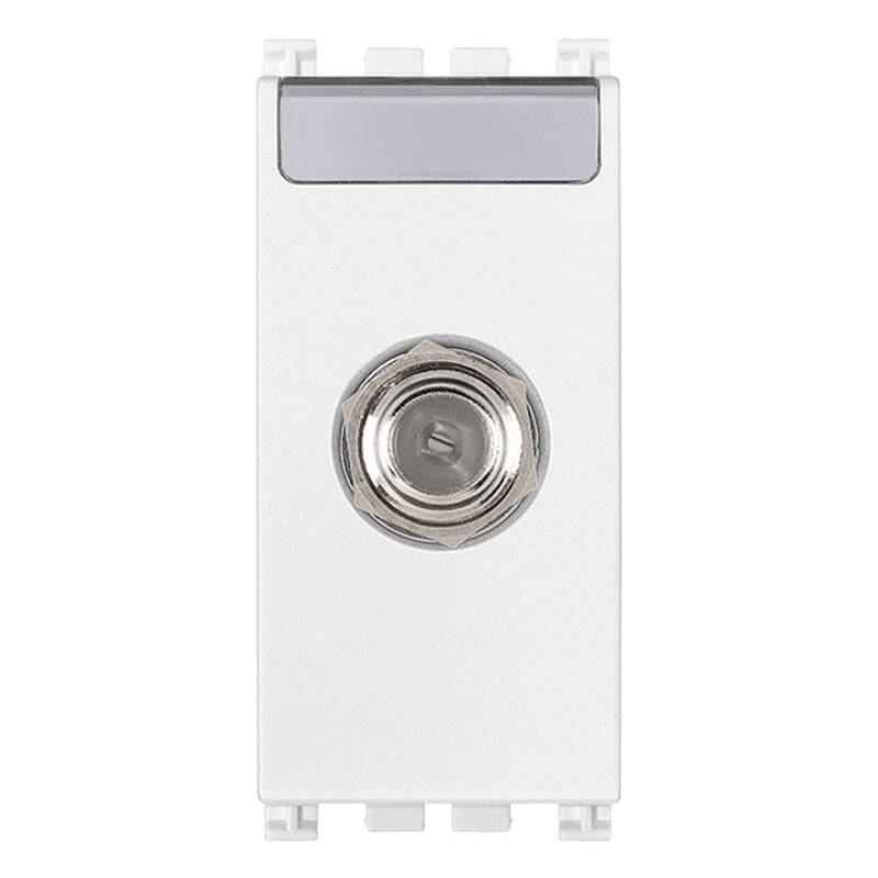 foto del prodotto vimar arke presa tv sat connettore f bianco 19318.b