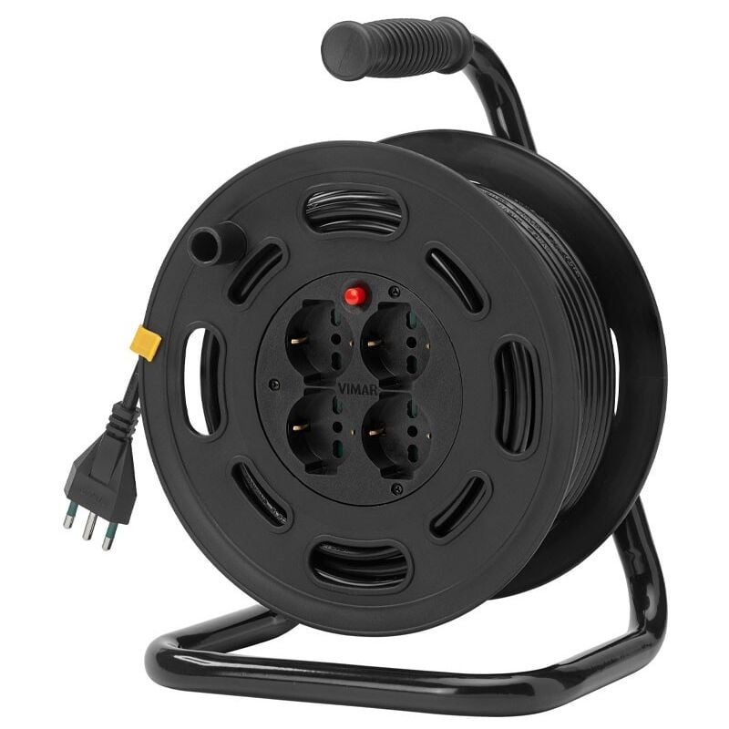 foto del prodotto vimar avvolgicavo automatico 16a 4 uscite universali 30mt 0p32731