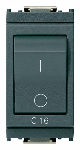 foto del prodotto vimar interruttore mt 1p n c16 120-230v grigio - 16505.16