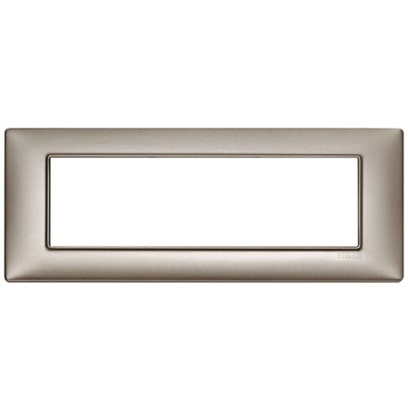 foto del prodotto vimar placca 7m nichel perlato cod. 14657.74 
