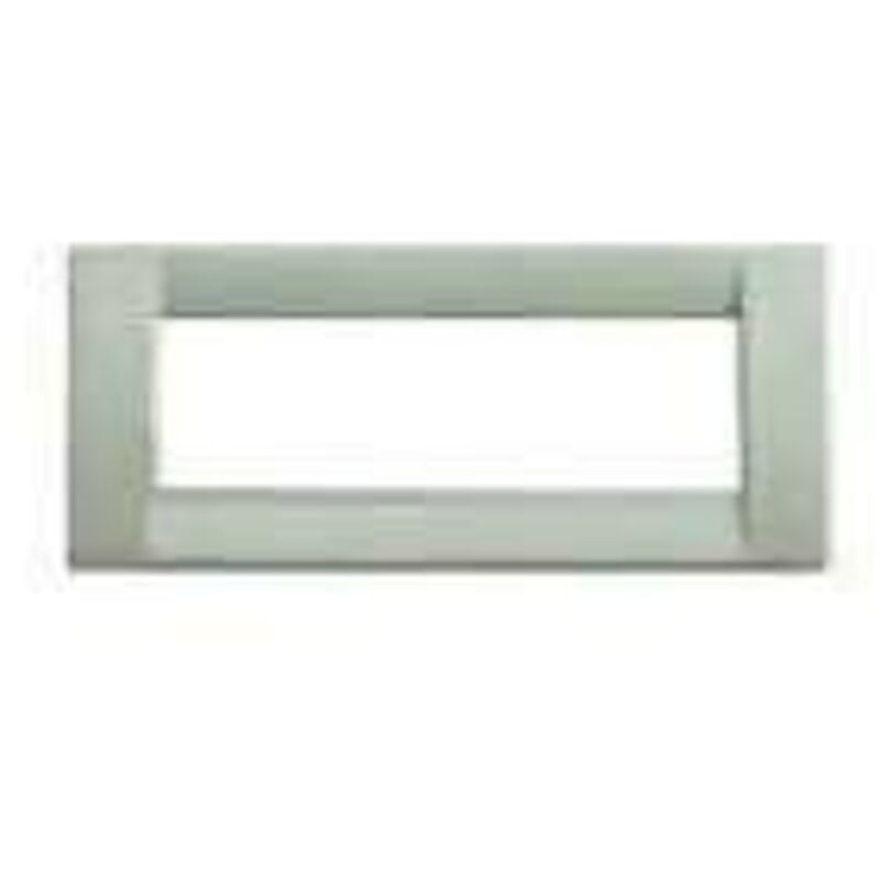foto del prodotto vimar placca classica 6m metallo sabbia cod. 16736.09 