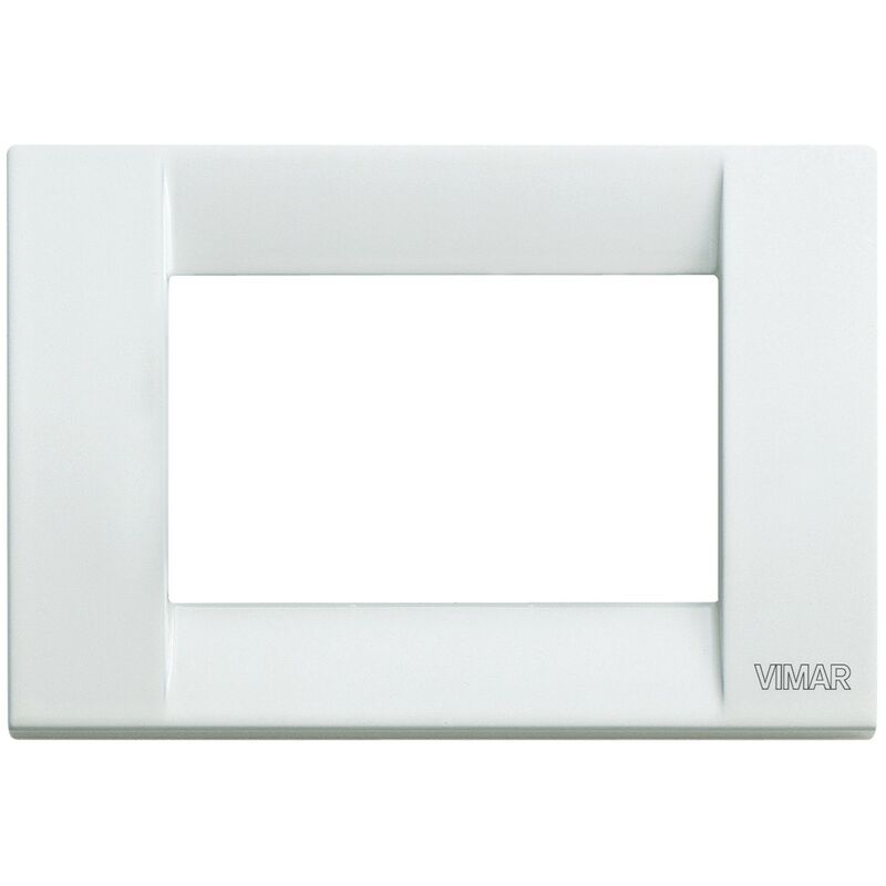 foto del prodotto vimar placca idea classica 3 moduli bianco in metallo 16733.01