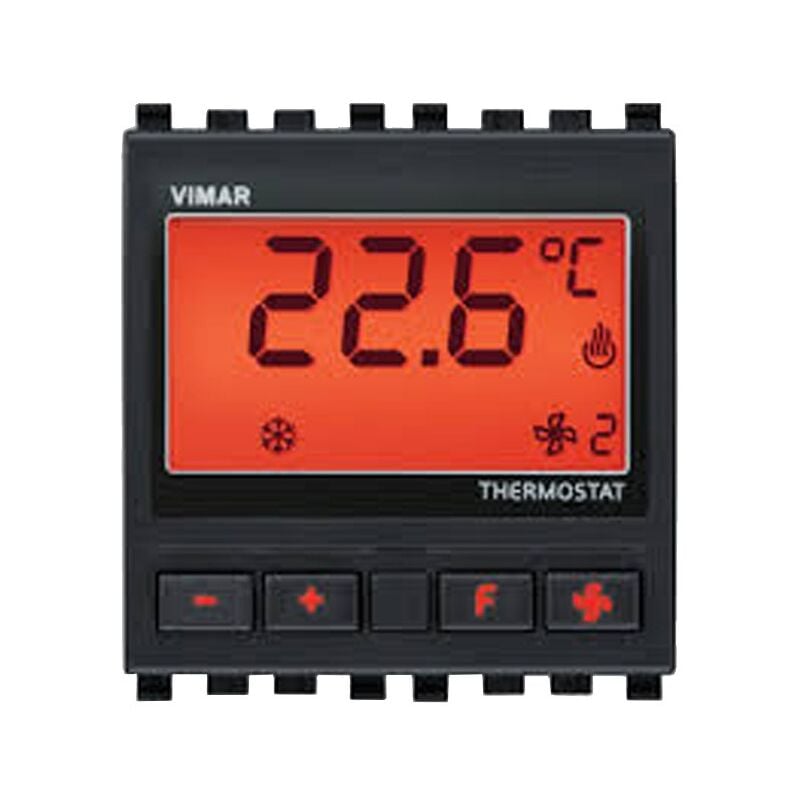 foto del prodotto vimar termostato elettronico ambiente knx colore grigio 20430