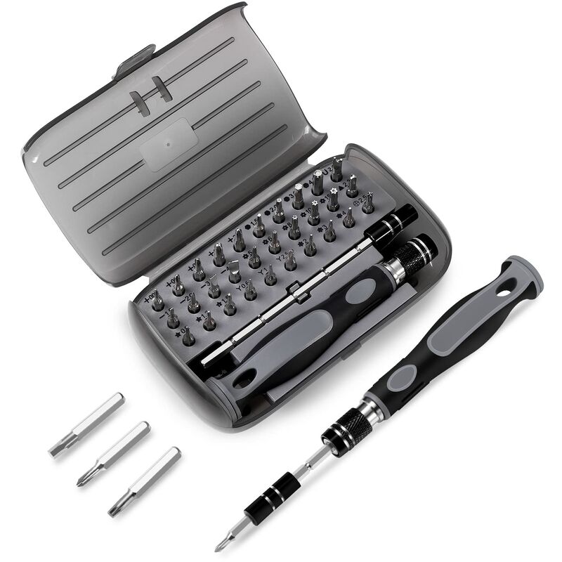 foto del prodotto vinabo mini set 32 in 1 di cacciaviti di precisione magnetici, multifunzione, per riparazione elettronica fai da te