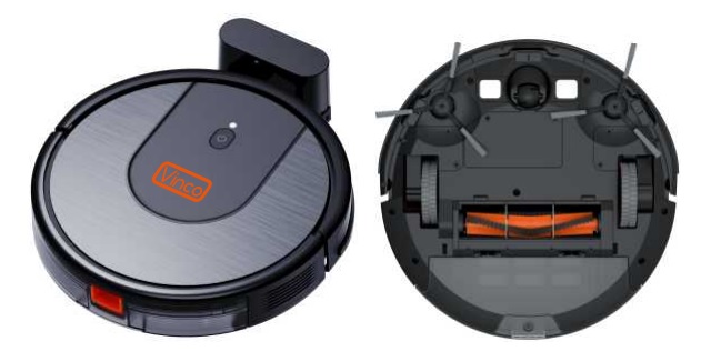 foto del prodotto vinco robot aspirapolvere 3 in 1