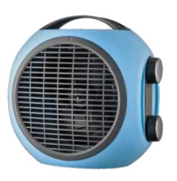 foto del prodotto vinco stufa termovent. azzurra 2000w