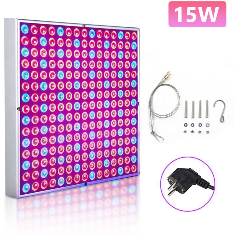 foto del prodotto vingo swanew 15w orticoltura fioritura led crescere luce per led indoor hydroponic pianta coltivazione germinazione illuminazione