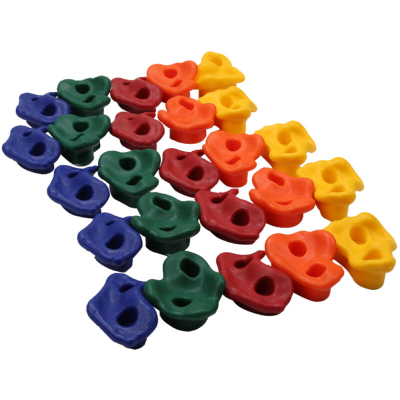 foto del prodotto vingo swanew 25 pezzi prese per arrampicata prese in pe per arrampicata multicolore prese per arrampicata grandi per l esterno per torre gioco