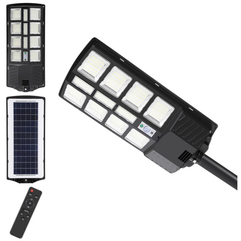foto del prodotto vingo swanew 3 pcs luci solari da 400 w con sensore di movimento e modalit remota, luci solari da esterno da 600 lm