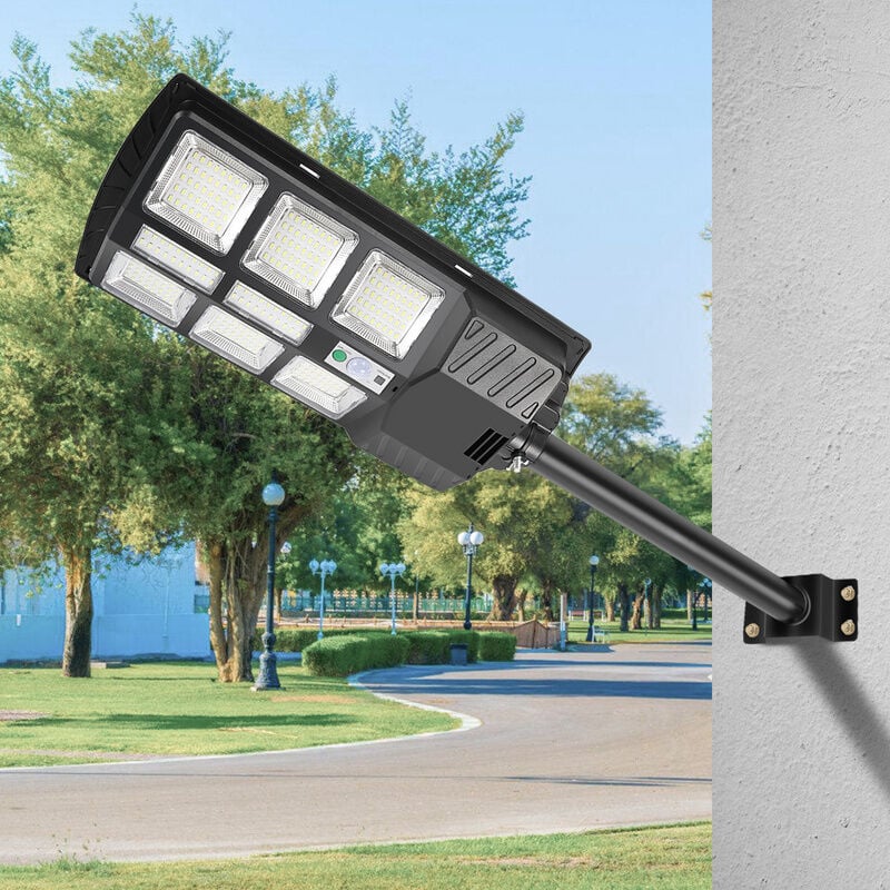 foto del prodotto vingo swanew 4 pcs luci solari da 300 w con sensore di movimento e modalit remota, luci solari da esterno da 600 lm