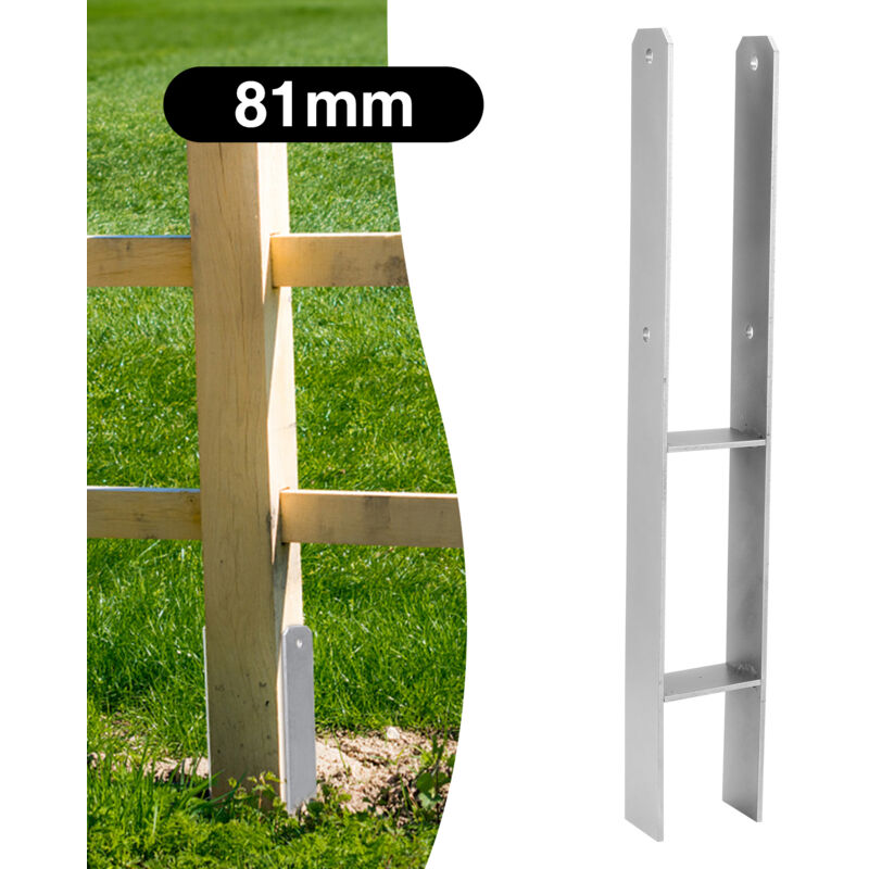 foto del prodotto vingo swanew 4x ancoraggi h supporto per palo ancoraggio per palo staffa per palo trave 600mm base per palo