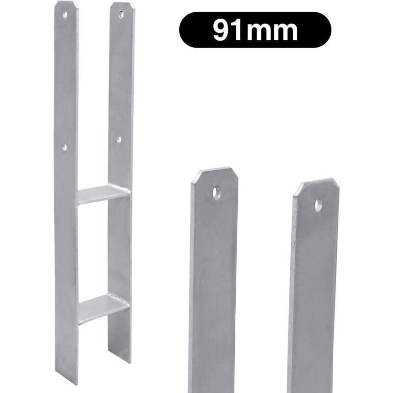 foto del prodotto vingo swanew 6x supporto per palo ancoraggio per palo h pergola piede per palo supporto per recinzione ancoraggio 91 mm