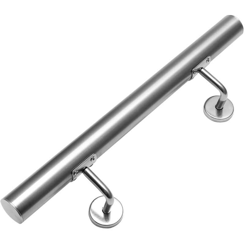 foto del prodotto vingo swanew corrimano in acciaio inox v2a per scale supporto a parete, scelta 140 cm
