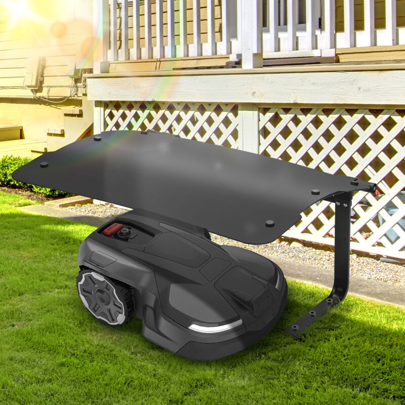 foto del prodotto vingo swanew garage per tosaerba tetto per tosaerba robotizzato garage per tosaerba attrezzi da giardinaggio