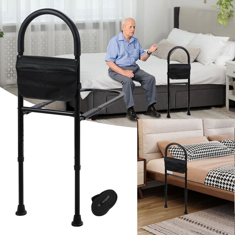 foto del prodotto vingo swanew letto stand up aiuto letto guard rail fall out protezione per gli adulti pi anziani altezza regolabile letto guard rail letto