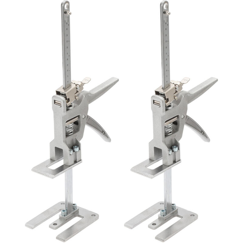 foto del prodotto vingo swanew martinetto a mano 2x per cartongesso braccio salva lavoro 150kg capacit regolabile 0cm 23cm