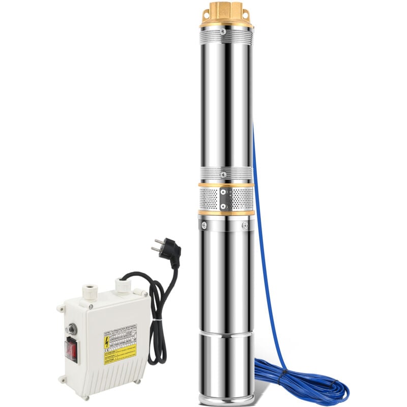 foto del prodotto vingo swanew pompa per pozzi 370w pompa sommergibile per acqua di pozzo capacit di pompaggio di acqua pulita fino a 4000l h altezza massima della